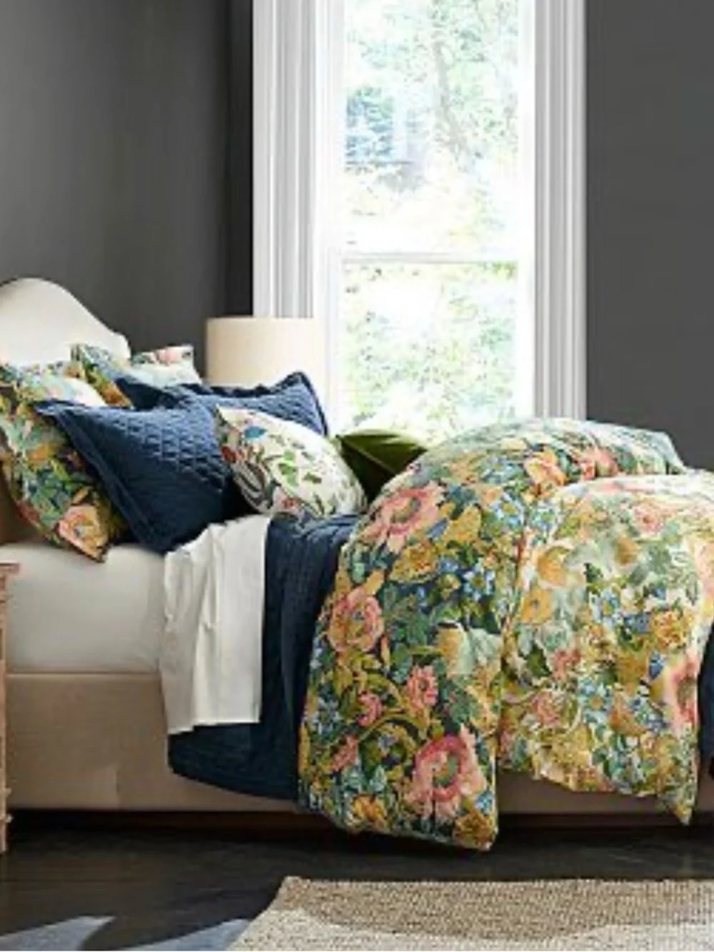 Pottery Barn Duvet Cover Lyla Garden Reversible